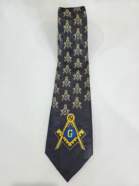 Fratello Mason 60 Inch Hand Made 100% Polyester Neck Tie